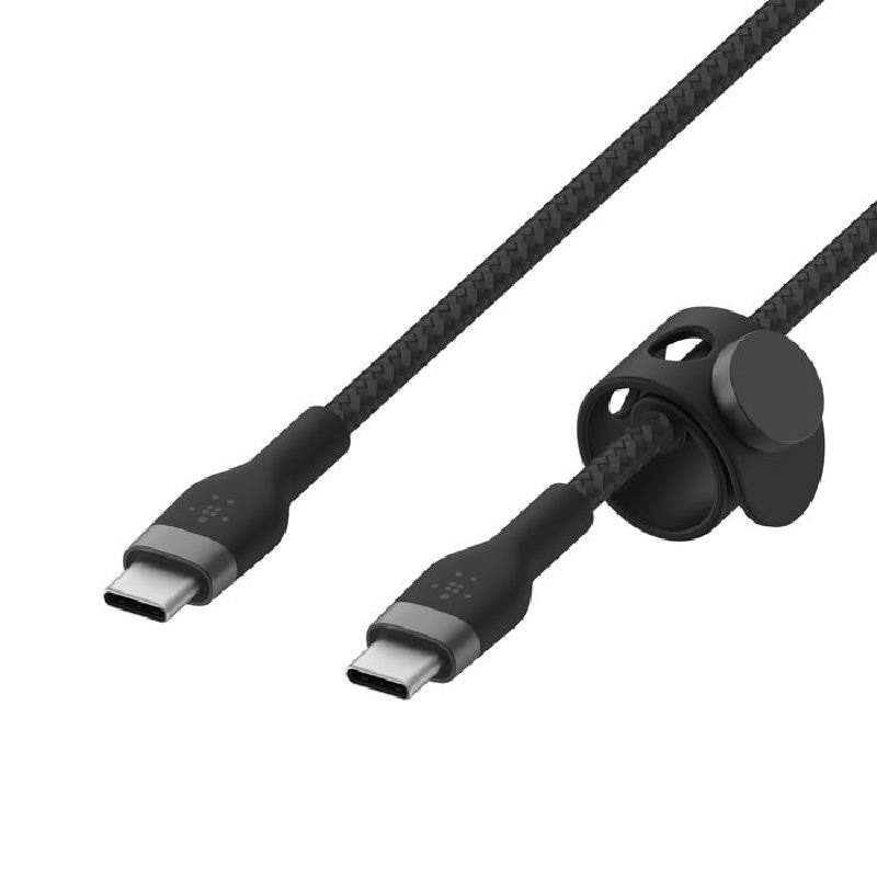 Câble De Charge BELKIN BOOST Pro Flex USB-C Vers USB-C 2M - Noir - Image 2