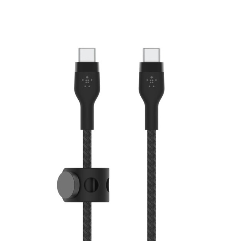 Câble De Charge BELKIN BOOST  Pro Flex USB-C Vers USB-C 2M - Noir