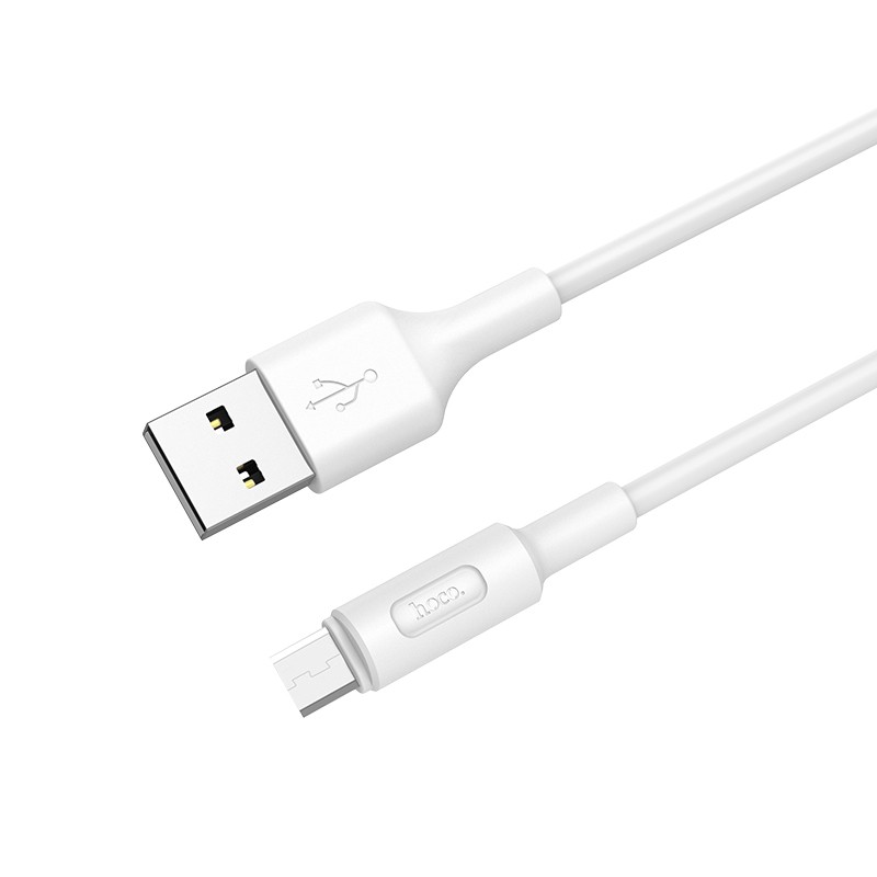 Câble De Charge HOCO X25 Micro USB  - Blanc - Image 3