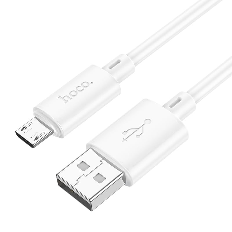 Câble De Charge HOCO X88 USB-A Vers Micro-USB - Blanc
