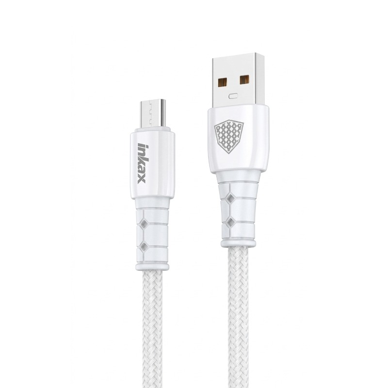 Câble de Charge INKAX CB-10 Micro-USB 4A - Blanc