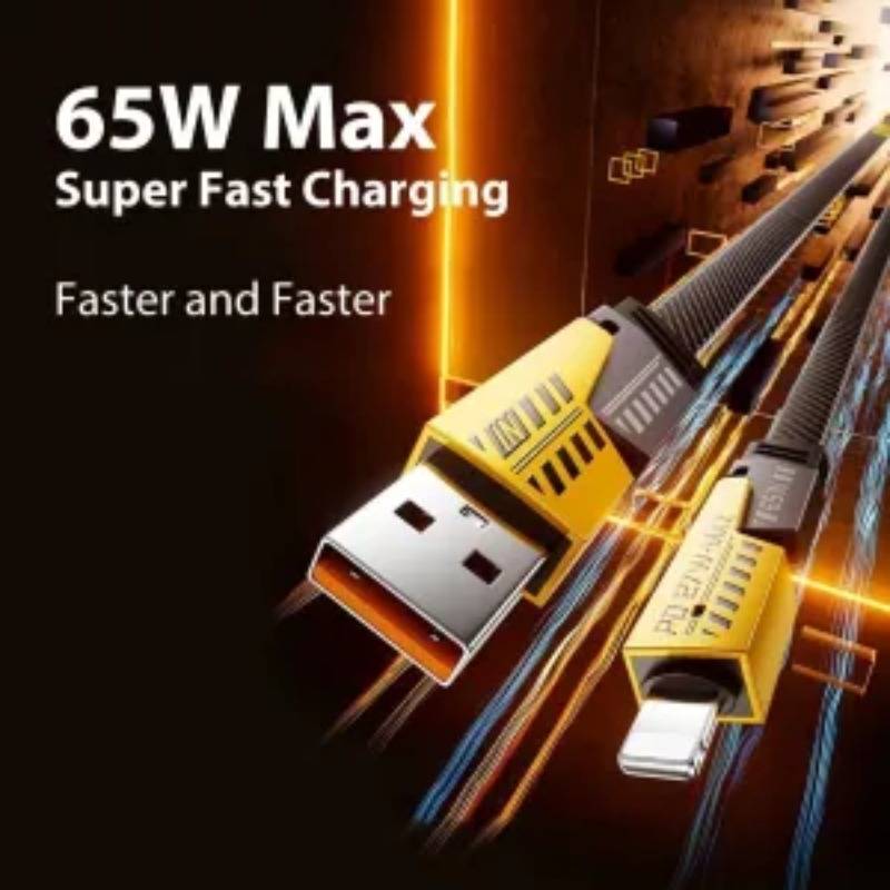 Câble de charge multiple 4 en 1 Lightning, Type-C et Type-A USB 1,2 m - Image 3