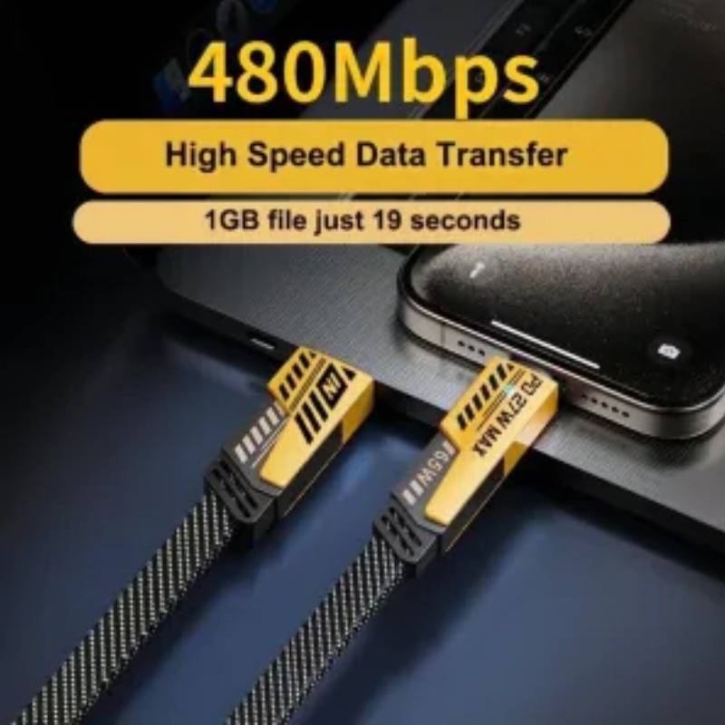 Câble de charge multiple 4 en 1 Lightning, Type-C et Type-A USB 1,2 m - Image 4