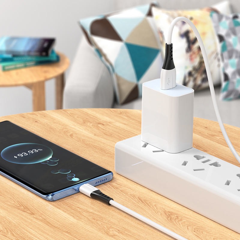 Câble De Charge Rapide HOCO X82 Type-C - Blanc - Image 3