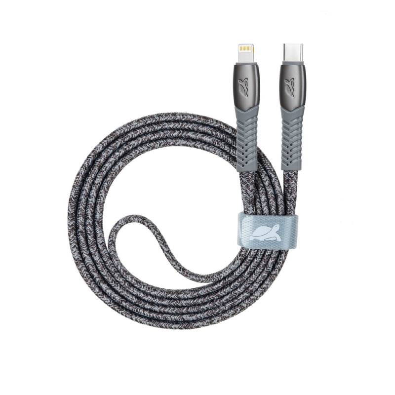 Câble de Charge RIVACASE 1.2m Type-C Vers Lightning - Gris, Photo boutique MyTek chez MyTek