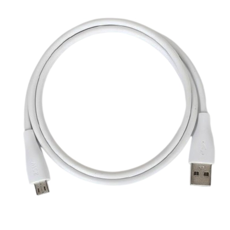 Câble de Charge TN60 USB-A Vers Micro 6A - Blanc 