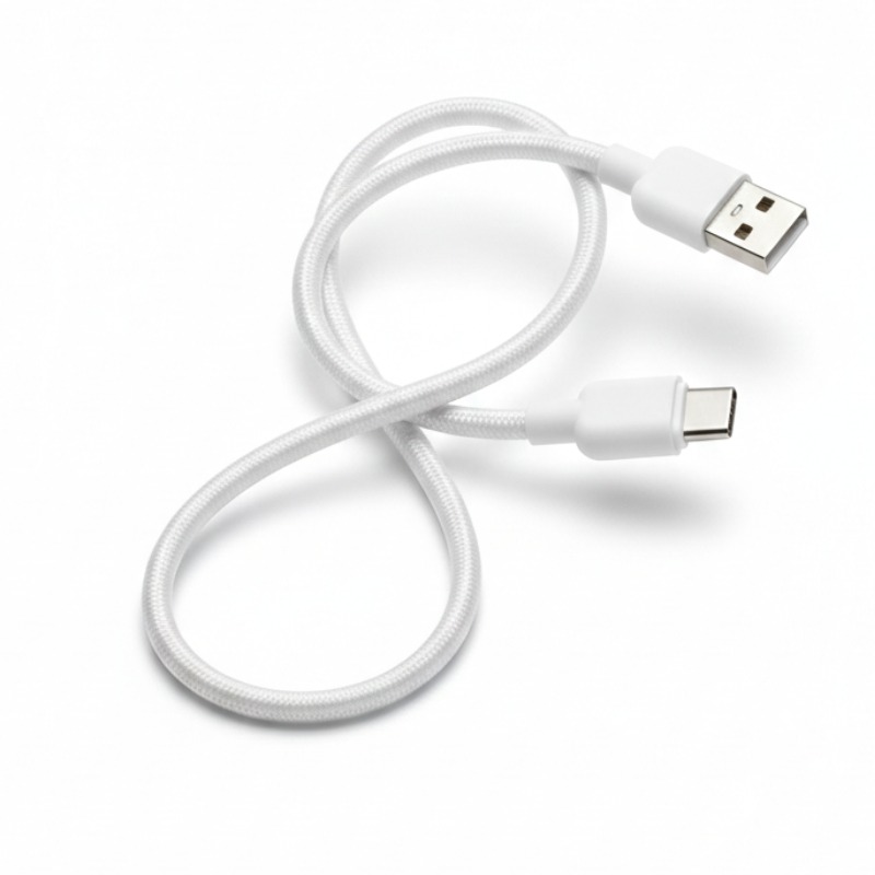 Câble de Charge TN90 USB Vers Type-C 6A - Blanc 