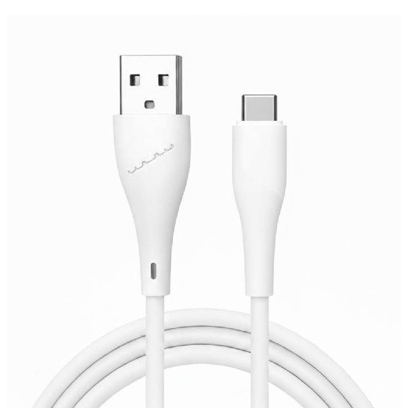 Câble Chargeur WUW X204 Type-C Blanc, Photo boutique MyTek chez MyTek