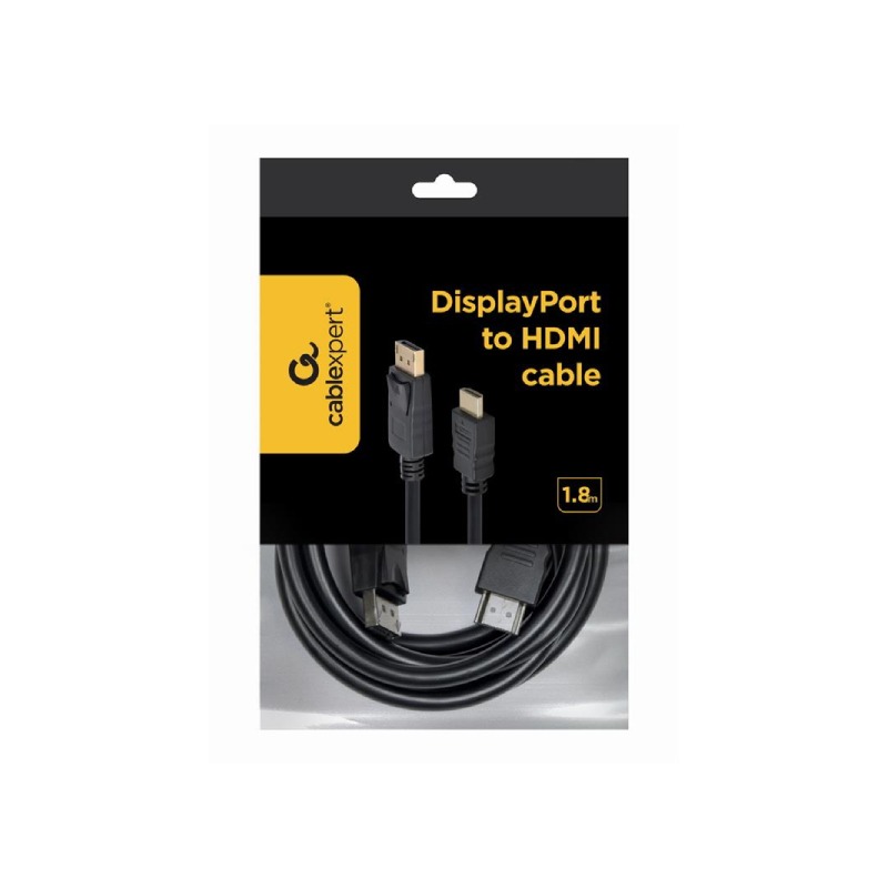 Câble DisplayPort Vers HDMI 4K 1,8 m GEMBIRD - CC-DP-HDMI-6 - Image 3