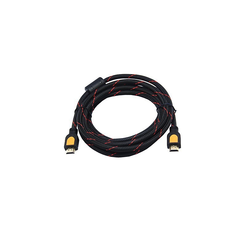 Câble HDMI blindé Mâle vers HDMI Mâle 3 mètre - Noir - Image 2