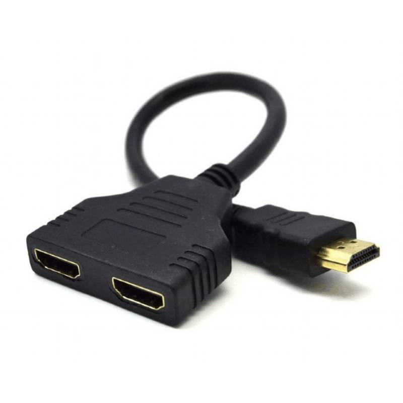 Câble HDMI GEMBIRD DSP-2PH4-04 passif à double port - Noir