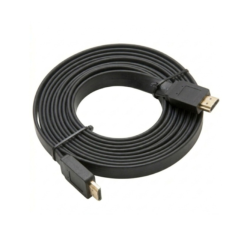 Câble HDMI LUCKTEK Plat 15 Mètres - Noir
