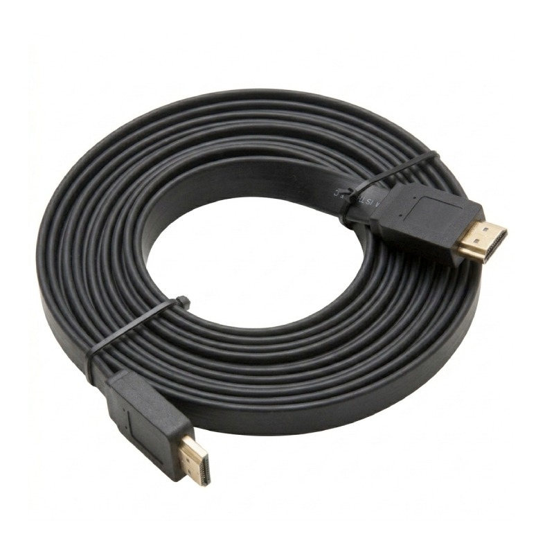 Câble HDMI LUCKTEK Plat 20 Mètres -Noir
