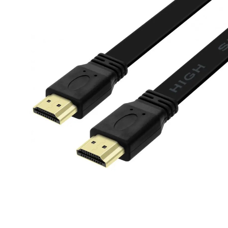 Câble HDMI LUCKTEK Plat 5 mètres - Noir