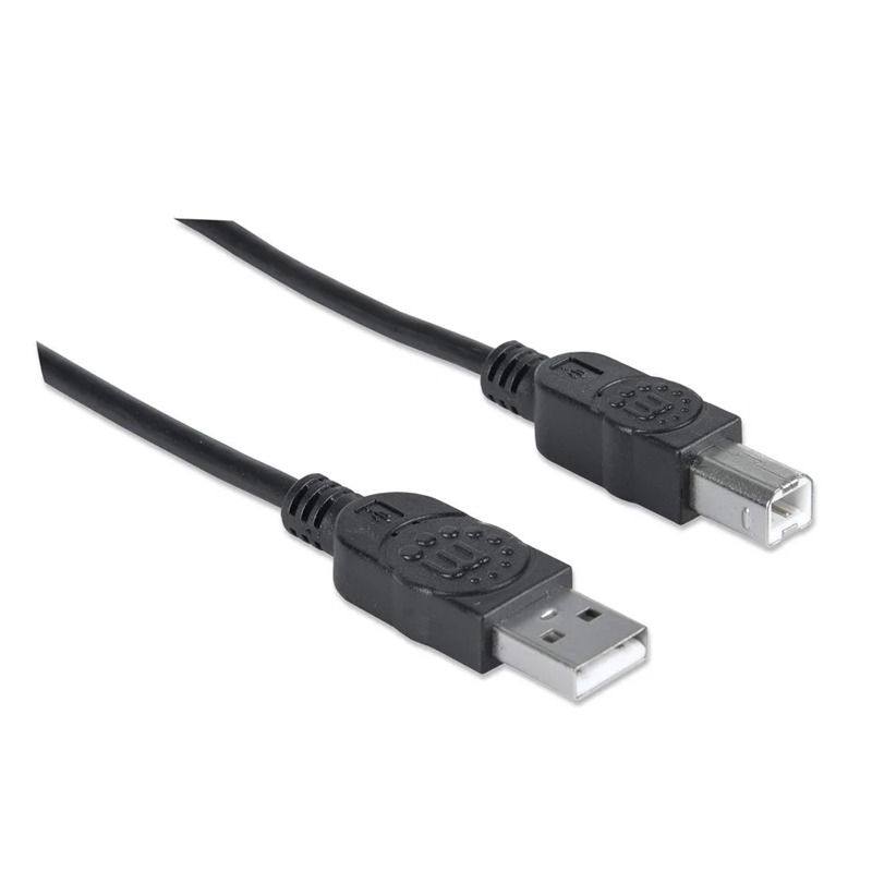 Câble MANHATTAN USB 2.0 Type B 3 Métres - Noir - Image 2