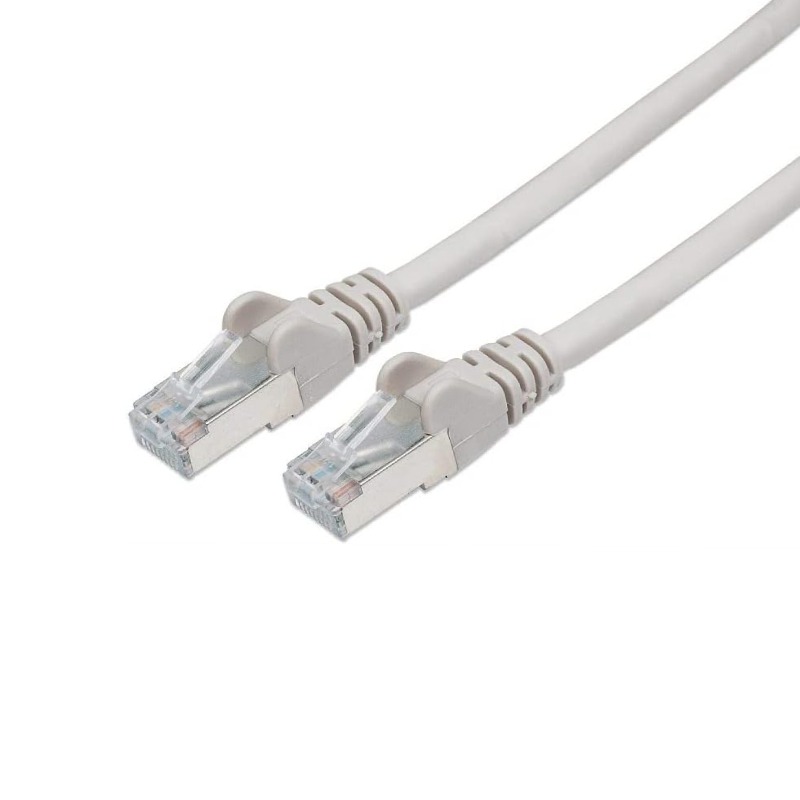 Câble Réseau INTELLINET STFP Cat 6A RJ45 5M - Gris 