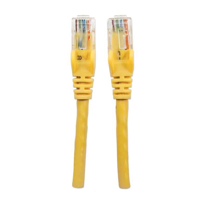Câble Réseau INTELLINET UTP Cat 6 RJ45 1M - Jaune - Image 2