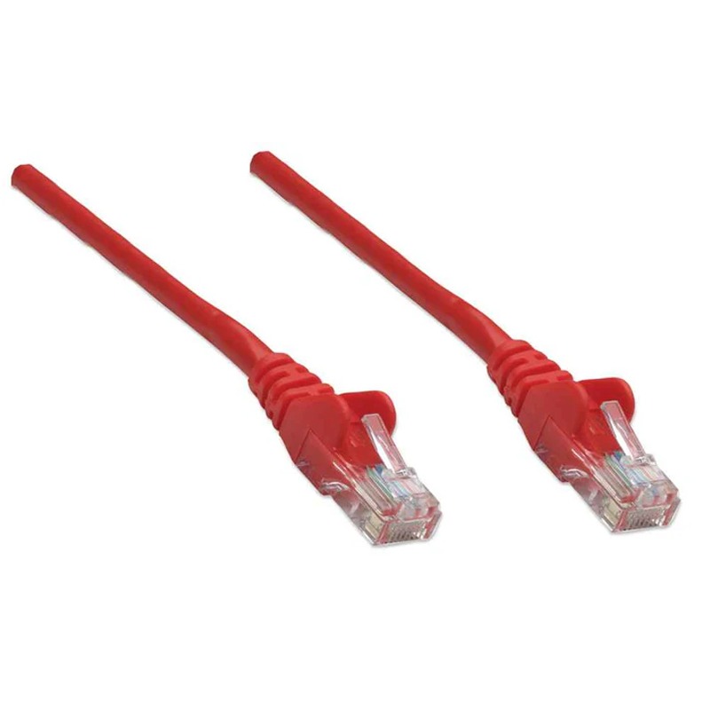 Câble Réseau INTELLINET UTP Cat 6 RJ45 1M - Rouge - Image 3