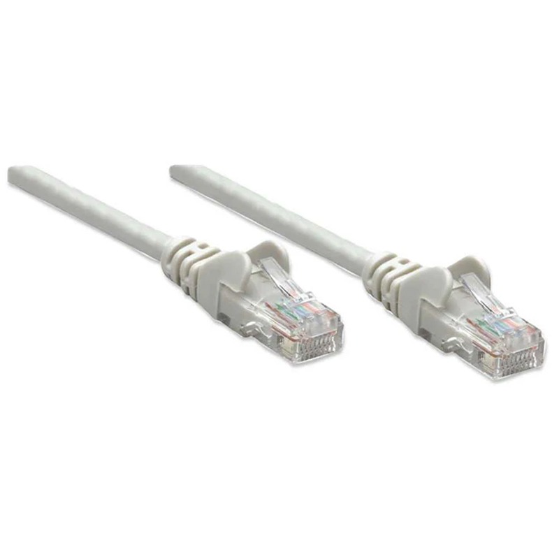 Câble Réseau INTELLINET UTP Cat 6 RJ45 3M - Gris - Image 2
