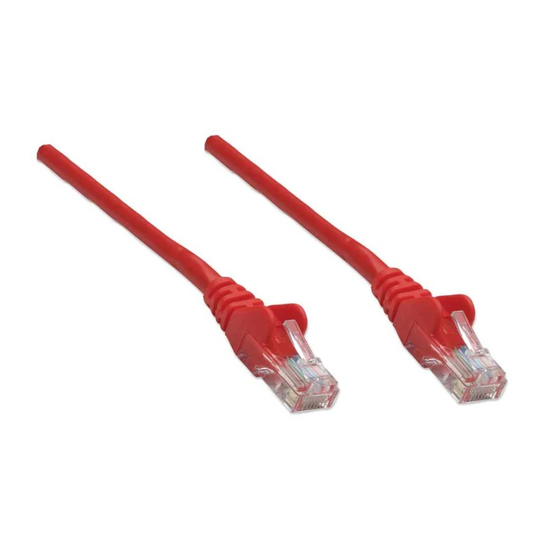 Câble Réseau INTELLINET UTP Cat 6 RJ45 3M - Rouge - Image 2