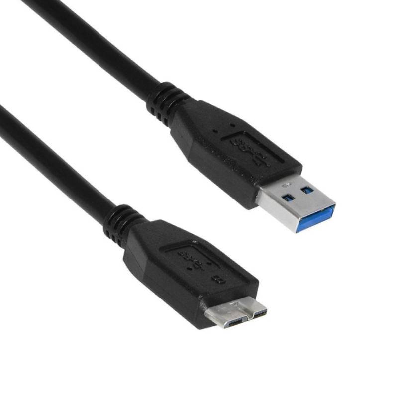 Câble de disque dur externe USB 3.0 HDD 0.5 Mètres - Noir - Image 3