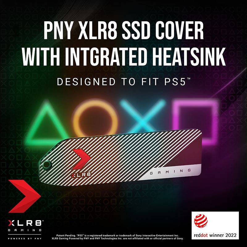 Cache SSD PNY XLR8 Avec Dissipateur Thermique Intégré Conçu Pour PS5™ - Image 4