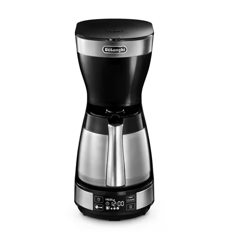 Cafetière à Filtre DELONGHI ICM16731 1200W 10 Tasses - Noir - Image 2