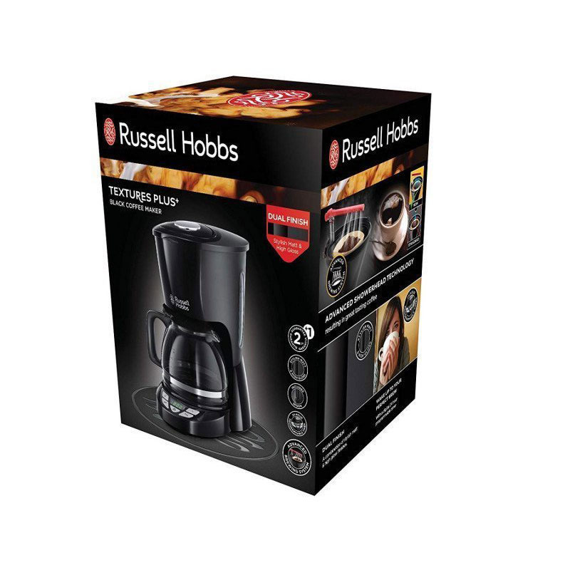 Cafetière Électrique RUSSELL HOBBS Textures Plus 1.25L - Noir - Image 2