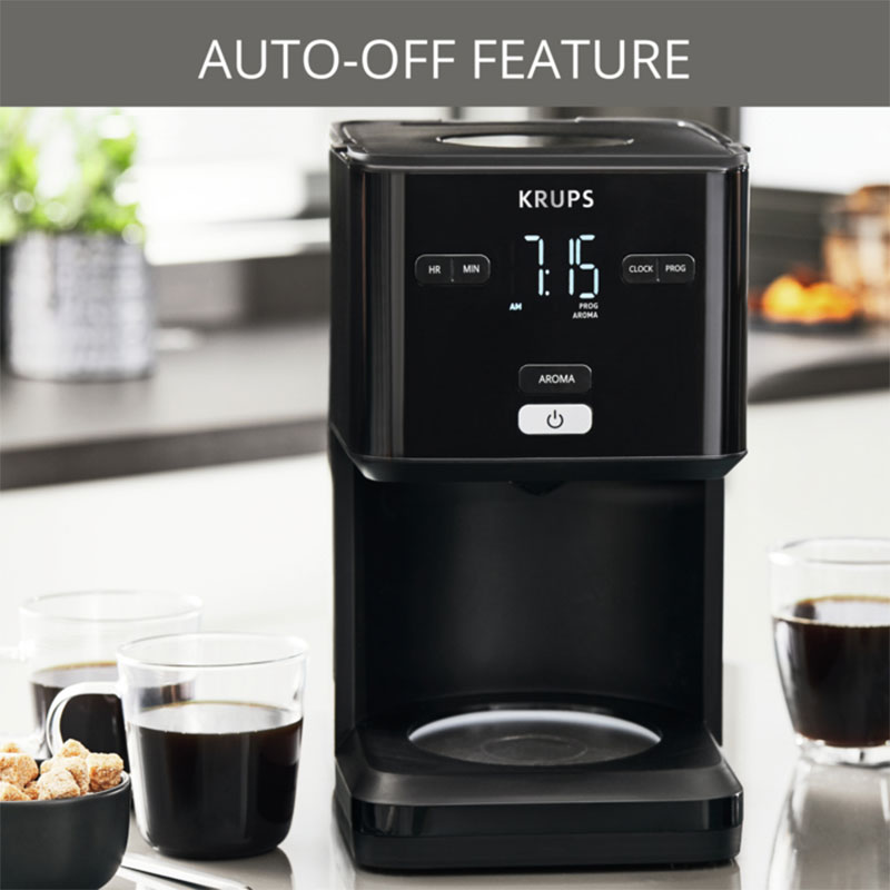Cafetière KRUPS SMART'N LIGHT 1.25 litres - Noir - Image 3