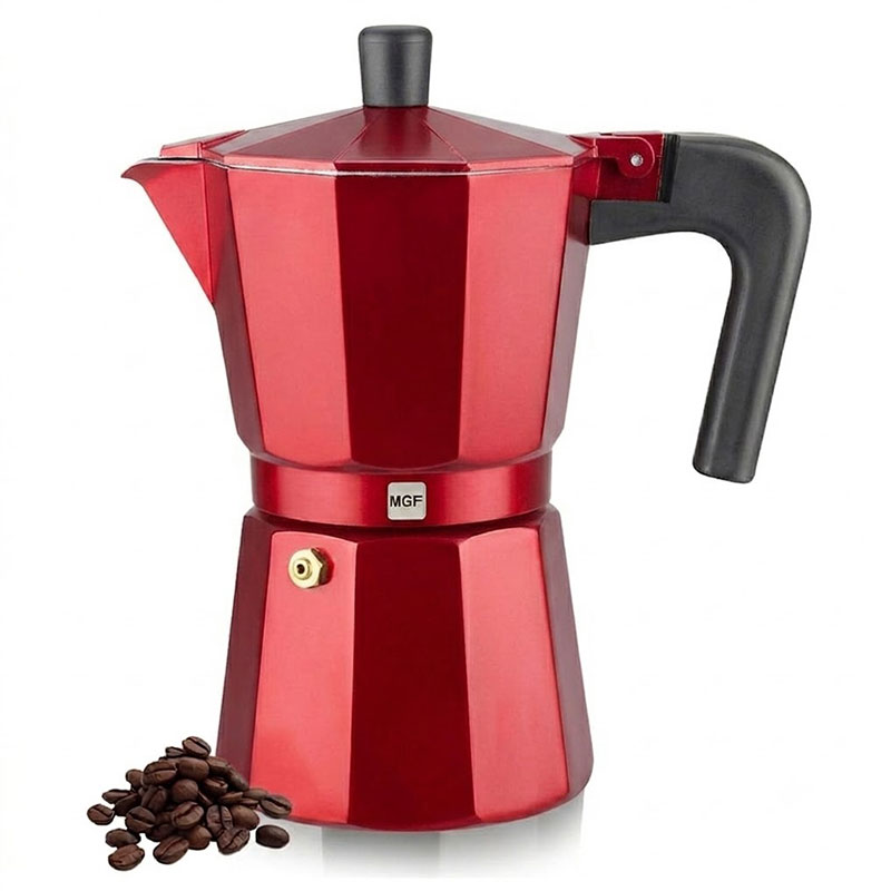 Cafetière MAGEFESA MGCA49023 KENIA 6 Tasses - Rouge