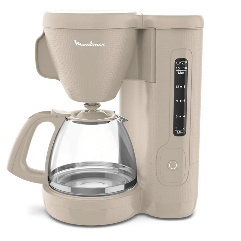 Cafetière MOULINEX FG2MOB10 1000W - Gris chaud