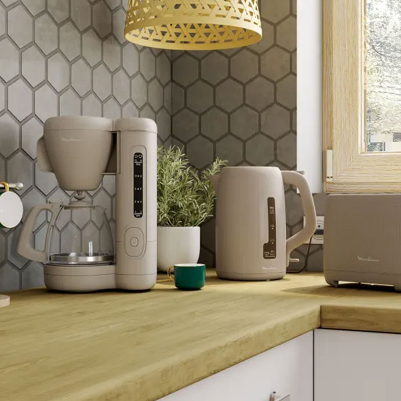 Cafetière MOULINEX FG2MOB10 1000W - Gris chaud - Image 5