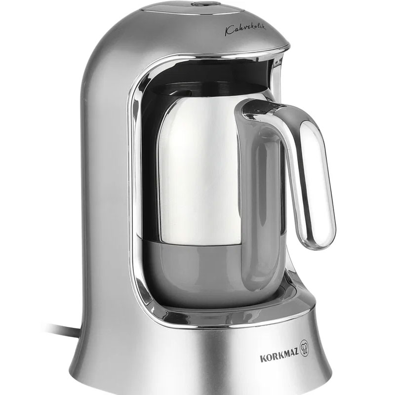 Cafetière Électrique Turc KORKMAZ 400W - Chromé