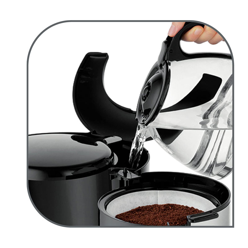 Cafetière principio MOULINEX FG362810 1000W 15 Tasses - Noir - Image 3
