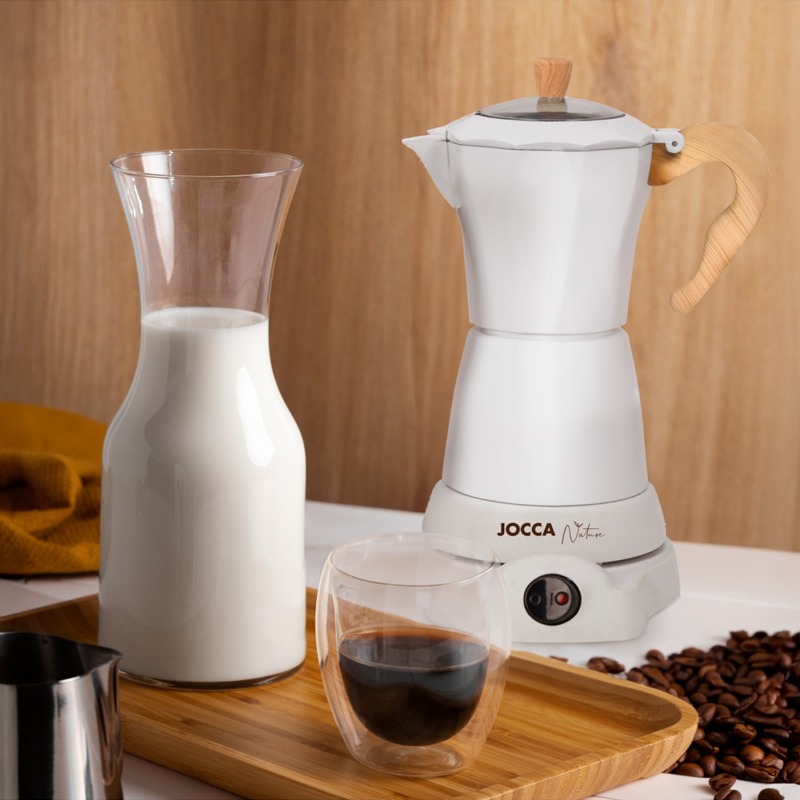 Cafetière Électrique JOCCA Nature line 6 Tasses - Blanc - Image 6