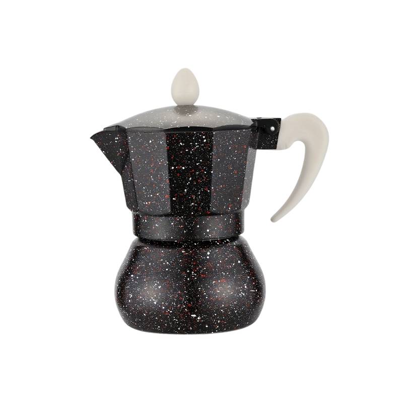 Cafetière Italienne 3TAZZECUPS 3 Tasses - Noir