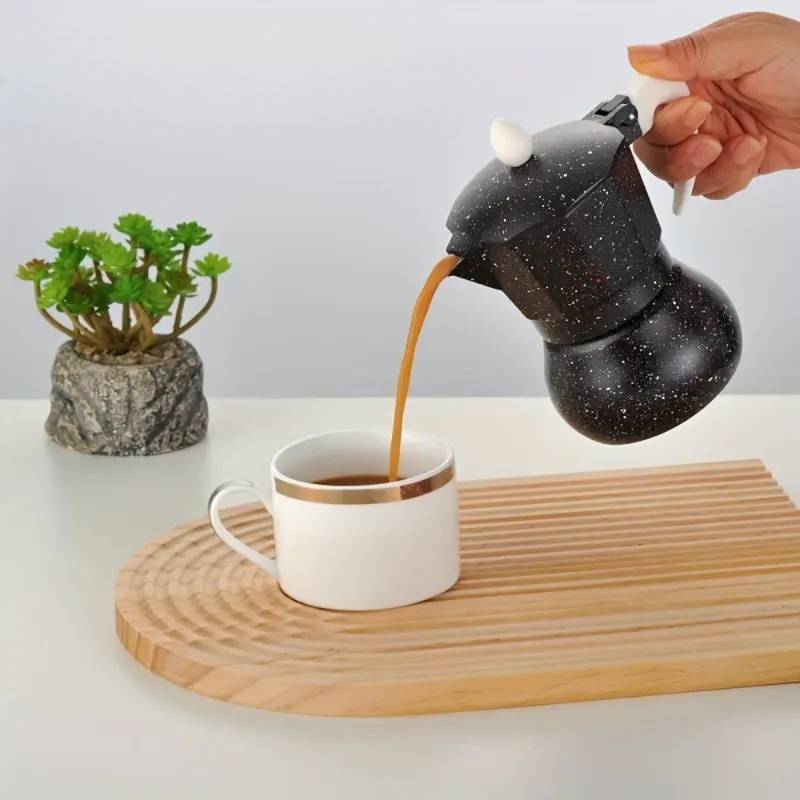 Cafetière Italienne 3TAZZECUPS 3 Tasses - Noir - Image 3
