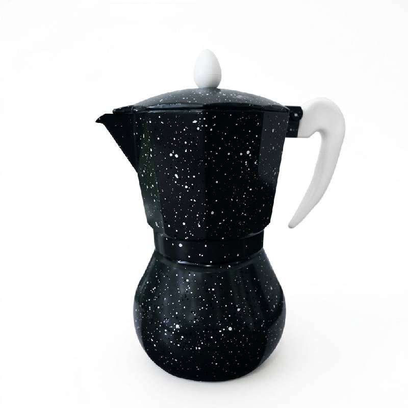 Cafetière Italienne 6TAZZECUPS  6 Tasses - Noir