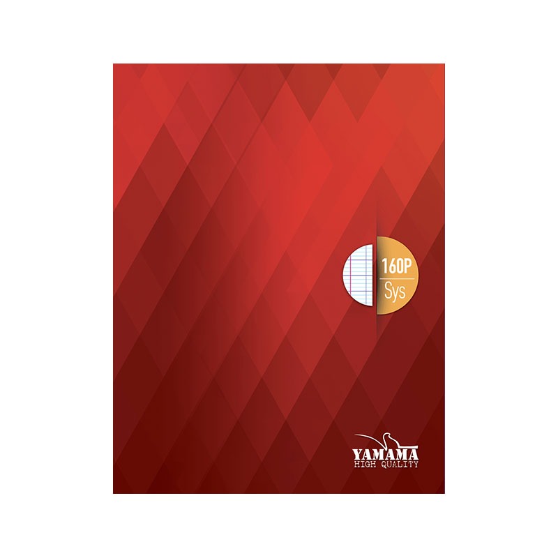 Cahier Brochure YAMAMA 160 Pages 17x22 cm BMV UNI 80 Gr