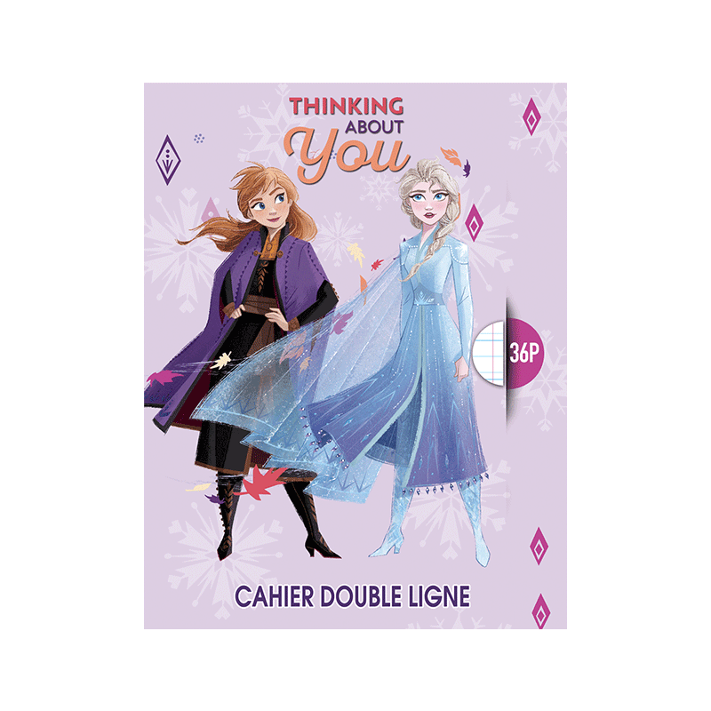 Cahier Double Ligne YAMAMA DISNEY 80Gr