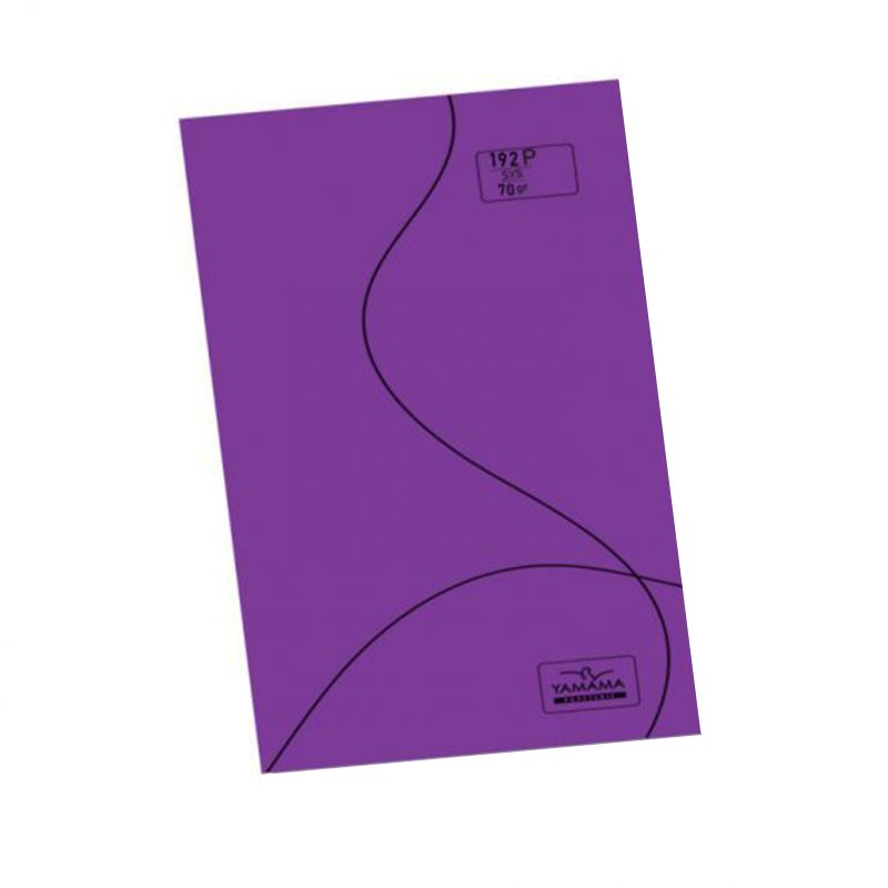  Cahier Piquée YAMAMA 192 Pages UNI SYS BMV 17x22cm 70Gr- Violet