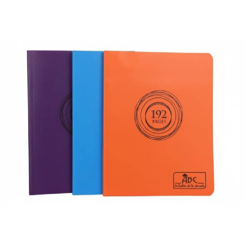 Cahier Piqure ABC 192 Pages Séyès 21 x 29.7 cm couv plastique