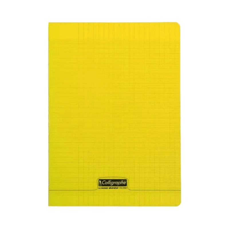 Cahier Piqûre CALLIGRAPHE 192 Pages 90 Gr Seyès 21x29.7 cm - Jaune  - Image 2