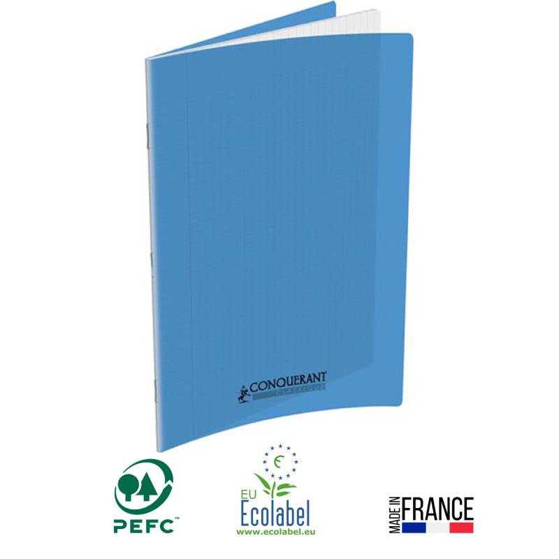 Cahier Piqûre CONQUERANT 140 Pages 90 Gr 24 x 32 cm - Bleu   
