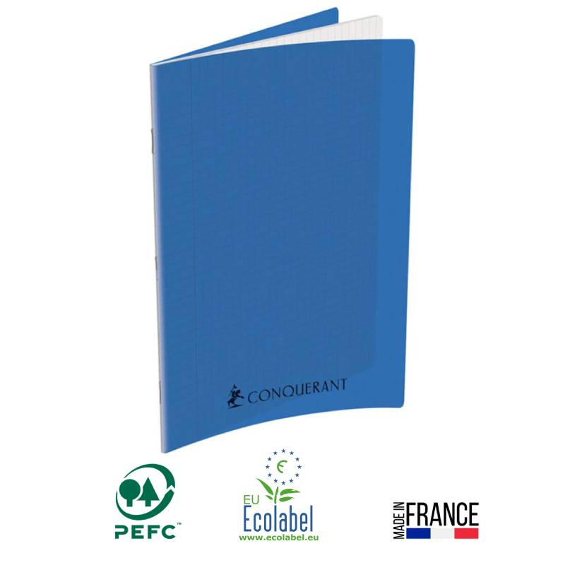 Cahier Piqûre CONQUERANT 192 Pages 70 Gr Seyès 21x29.7 cm - Bleu
