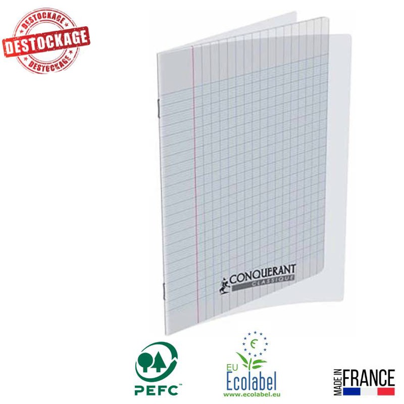 Cahier Piqûre CONQUERANT 96 Pages 90 Gr Seyès 21x29.7 cm