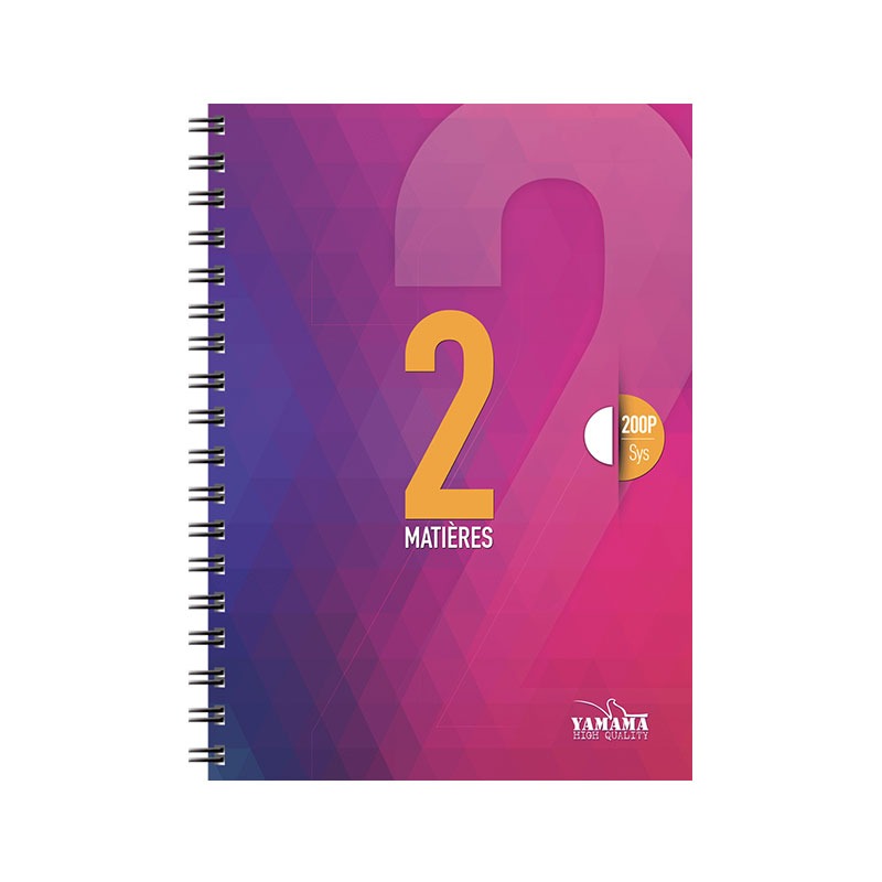 Cahier WIRO YAMAMA 200 pages UNI 80Gr 2EN1
