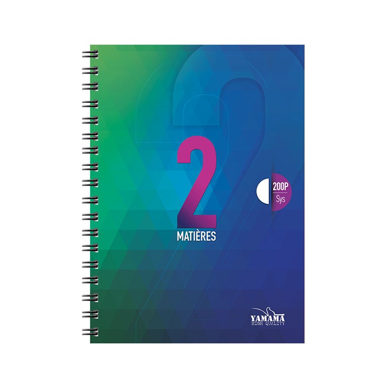 Cahier WIRO YAMAMA 200 pages UNI 80Gr 2EN1 - Image 4