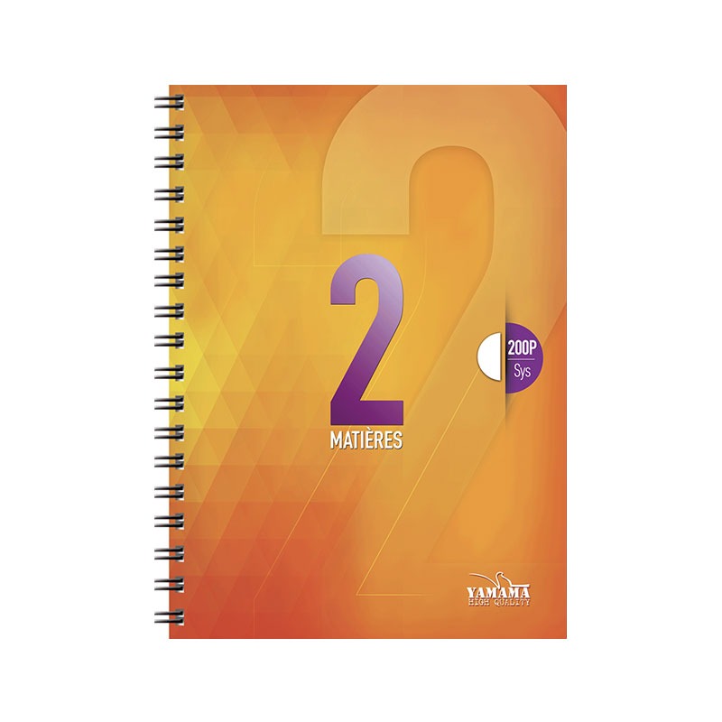 Cahier WIRO YAMAMA 200 pages UNI 80Gr 2EN1 - Image 3