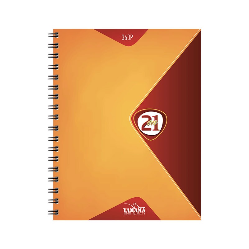 Cahier Wiro YAMAMA 360 Pages UNI 17x22 cm 2en1 80 Gr - Image 2